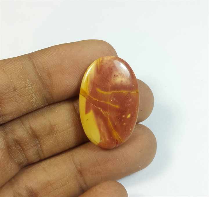 17.21 Carats Cherry Creek Jasper 27.98 x 18.33 x 3.98 mm