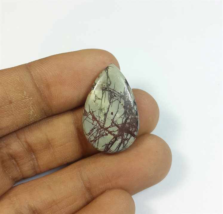15.51 Carats Cherry Creek Jasper 25.58 x 16.22 x 4.55 mm