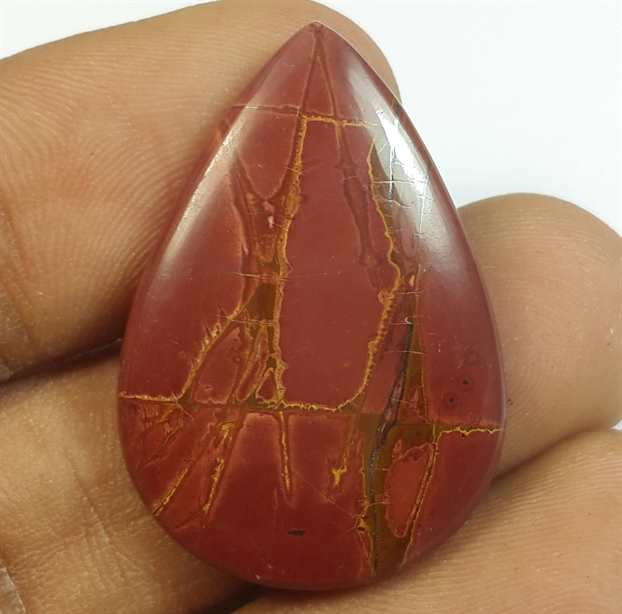 20.11 Carats Cherry Creek Jasper 30.19 x 20.98 x 4.13 mm