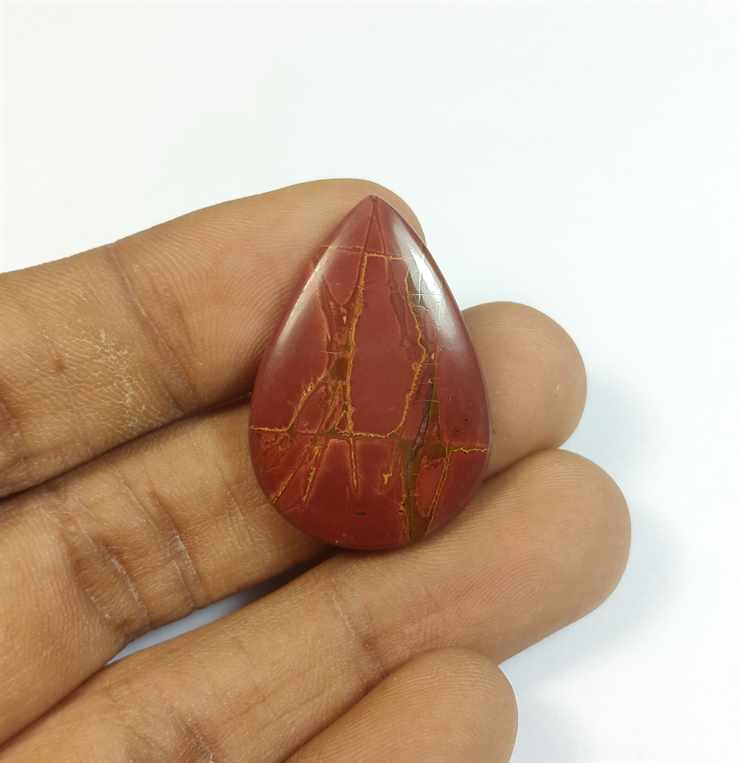 20.11 Carats Cherry Creek Jasper 30.19 x 20.98 x 4.13 mm