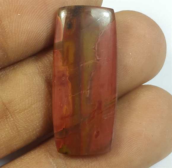 12.41 Carats Cherry Creek Jasper 27.52 x 12.11 x 3.48 mm