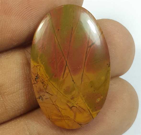 16.55 Carats Cherry Creek Jasper 27.81 x 17.86 x 3.87 mm
