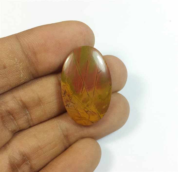 16.55 Carats Cherry Creek Jasper 27.81 x 17.86 x 3.87 mm