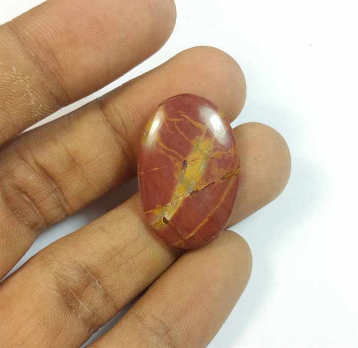 11.87 Carats Cherry Creek Jasper 26.48.17.59 x 3.50 mm