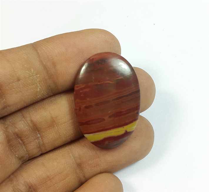 22.03 Carats Cherry Creek Jasper 28.94 x 19.19 x 4.55 mm