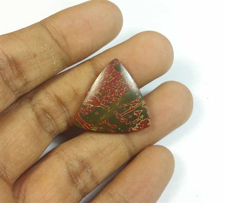 13.64 Carats Cherry Creek Jasper 22.19 x 22.19 x 3.76 mm