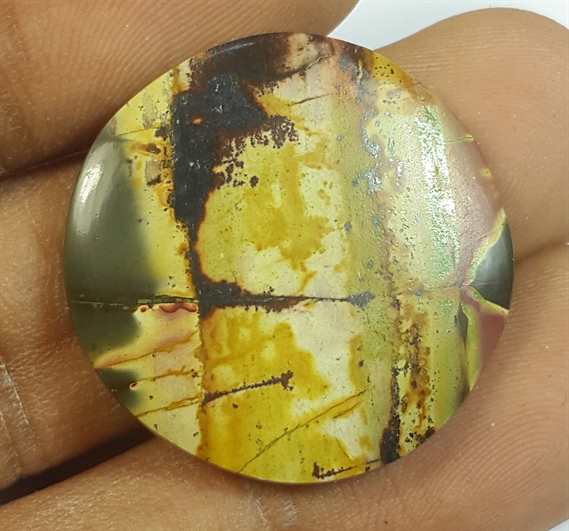 17.09 Carats Cherry Creek Jasper 24.83 x 24.83 x 3.71 mm