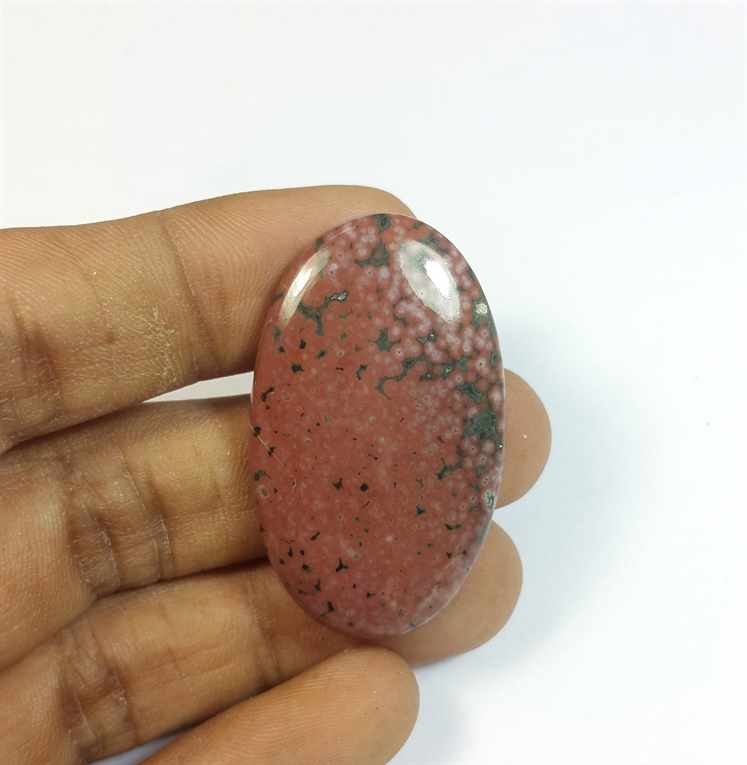 43.66 Carats Ocean Jasper 40.39 x 24.36 x 5.48 mm