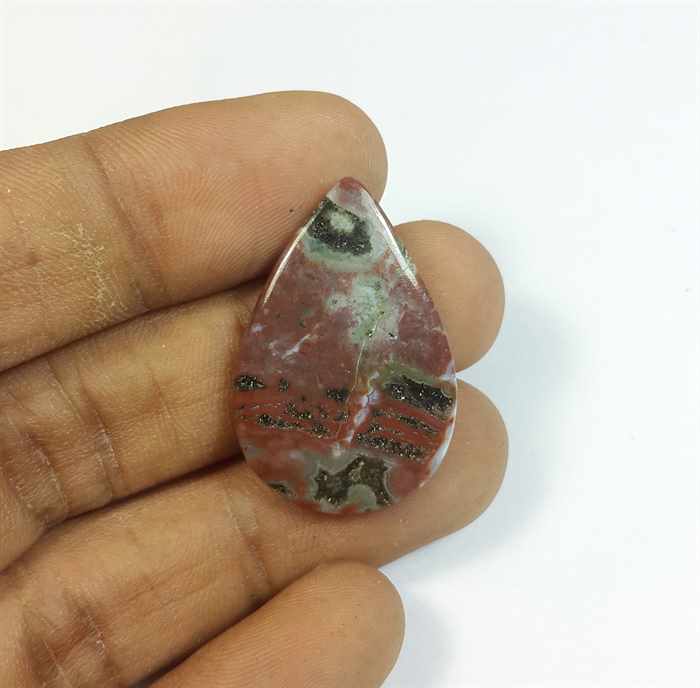 15.31 Carats Ocean Jasper 30.05 x 20.14 x 3.25 mm