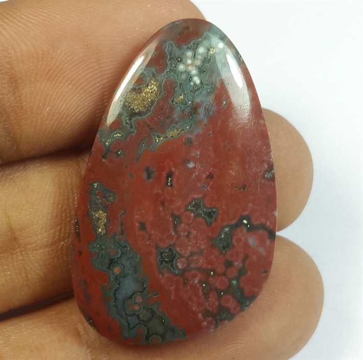 29.29 Carats Ocean Jasper 35.00 x 21.33 x 4.31 mm