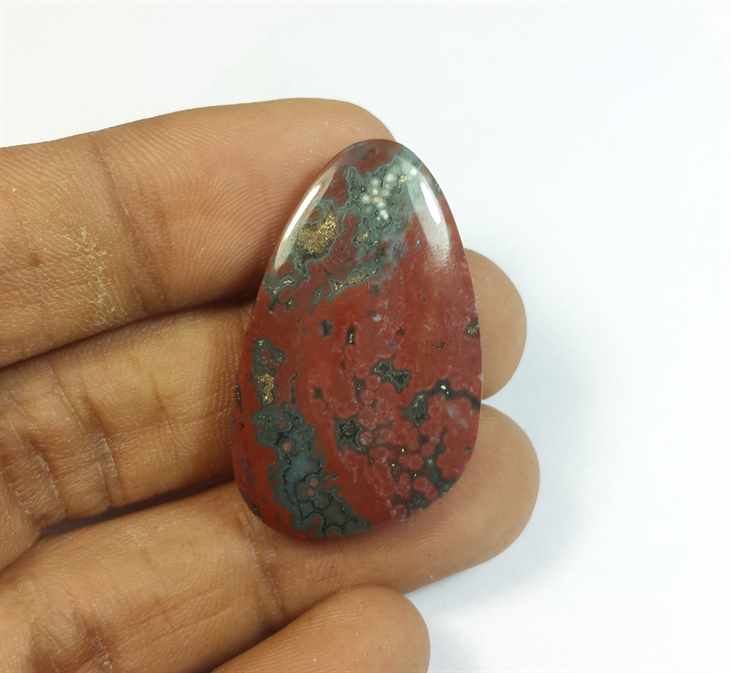29.29 Carats Ocean Jasper 35.00 x 21.33 x 4.31 mm