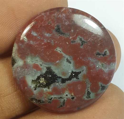 17.20 Carats Ocean Jasper 28.22 x 28.22 x 3.61 mm