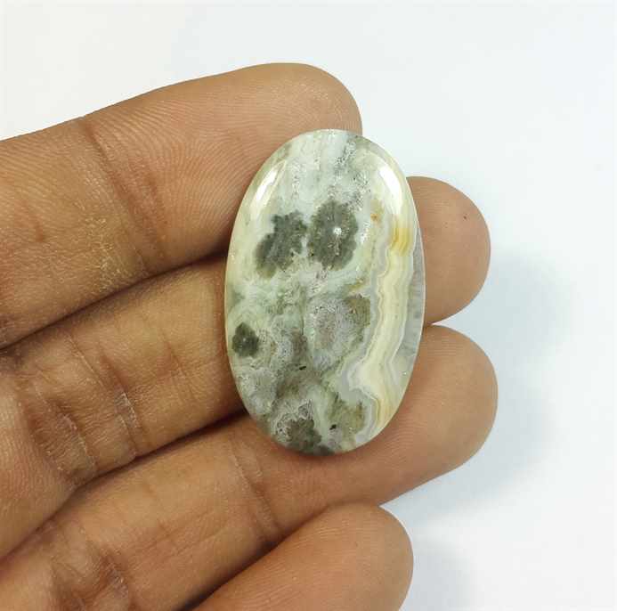 17.27 Carats Ocean Jasper 31.21 x 19.12 x 3.55 mm