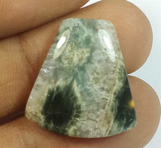 17.72 Carats Ocean Jasper 21.39 x 20.41 x 4.48 mm
