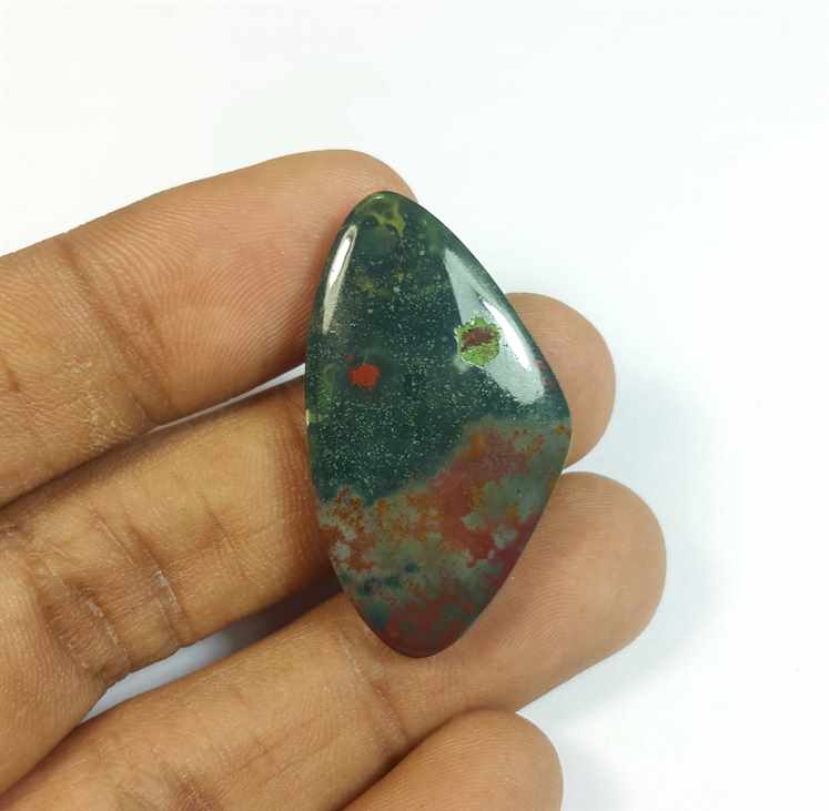 26.72 Carats Ocean Jasper 35.15 x 19.80 x 4.95 mm