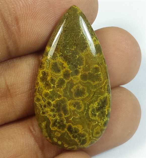 20.24 Carats Ocean Jasper 33.24 x 17.99 x 4.44 mm