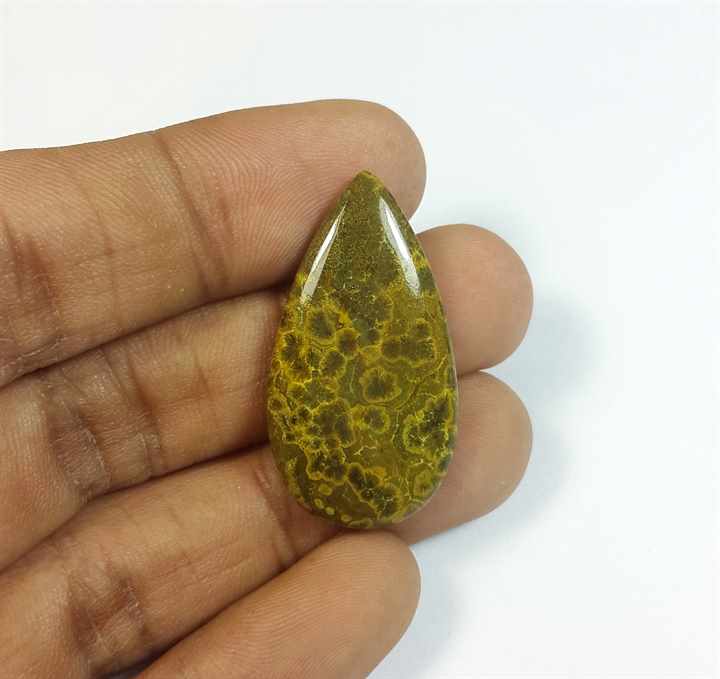 20.24 Carats Ocean Jasper 33.24 x 17.99 x 4.44 mm