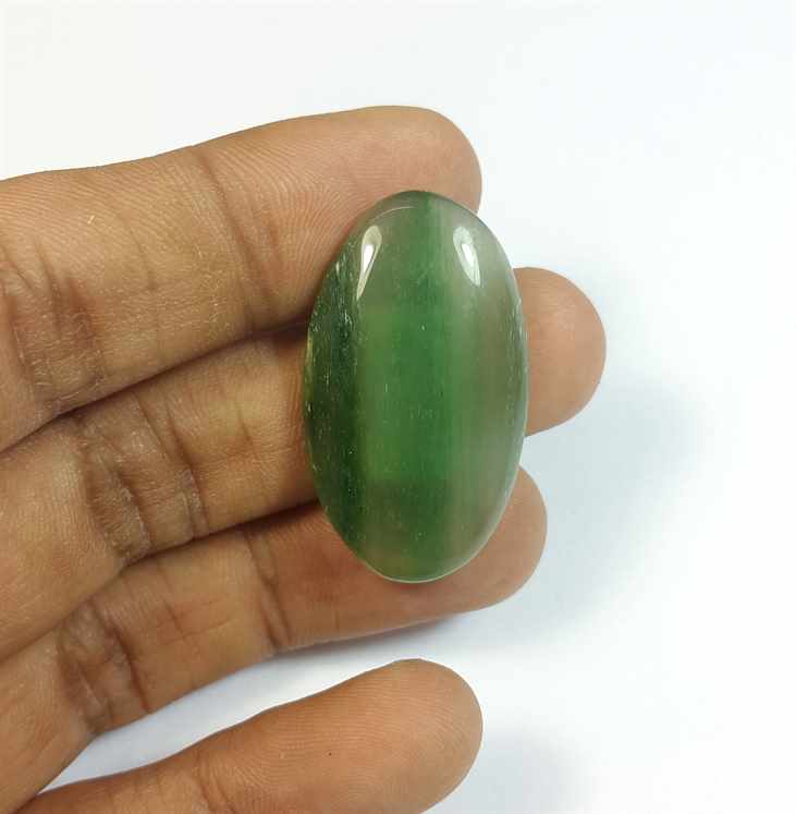 31.51 Carats Nephrite Jade 33.90 x 19.58 x 6.01 mm