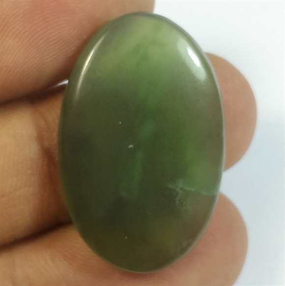 19.70 Carats Nephrite Jade 28.46 x 18.26 x 4.32 mm