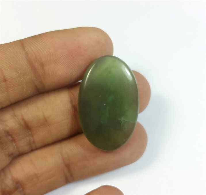 19.70 Carats Nephrite Jade 28.46 x 18.26 x 4.32 mm
