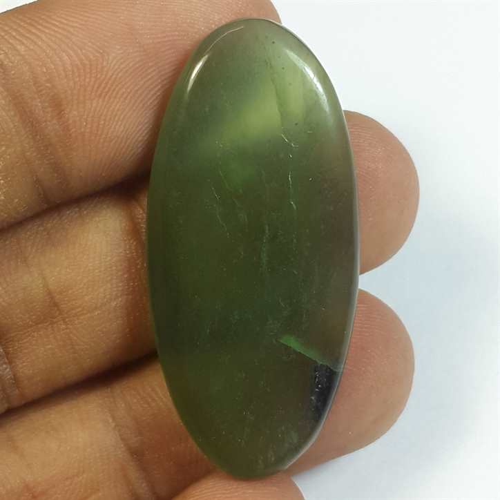 26.37 Carats Nephrite Jade 39.23 x 18.25 x 4.26 mm
