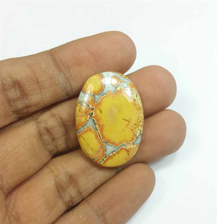 31.81 Carats Maligano jasper 29.70 x 21.67 x 5.36 mm
