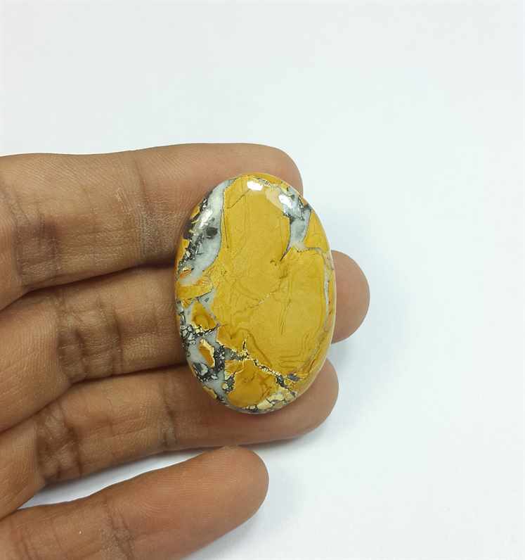 42.91 Carats Maligano jasper 35.45 x 23.66 x 5.50 mm