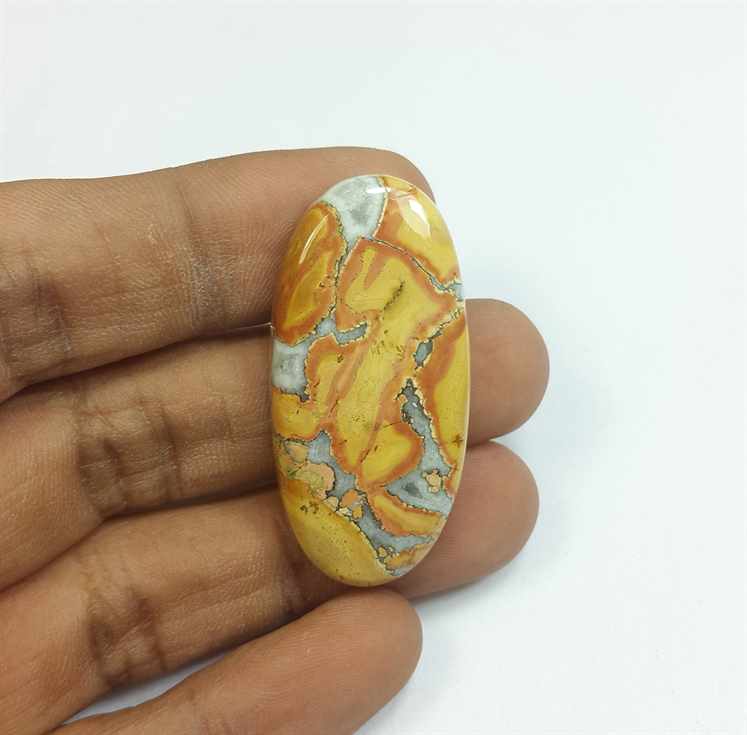 41.05 Carats Maligano jasper 40.46 x 19.69 x 6.20 mm