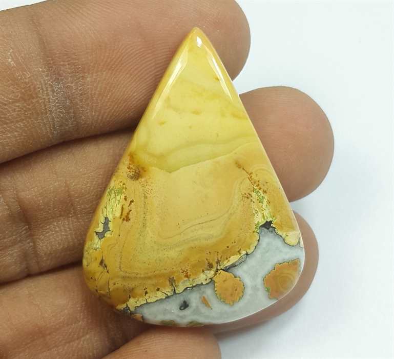 43.21 Carats Maligano jasper 35.36 x 26.30 x 6.20 mm