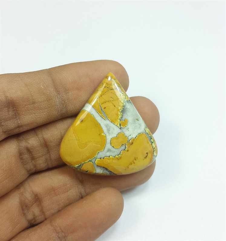 41.25 Carats Maligano jasper 33.16 x 31.61 x 5.44 mm