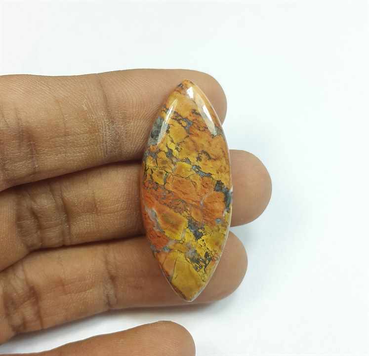 32.02 Carats Maligano jasper 40.57 x 17.00 x 5.55 mm