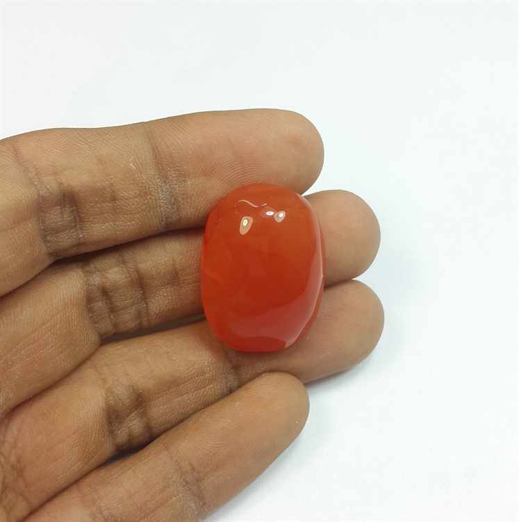 36.40 Carats Carnelian 25.92 x 18.91 x 10.52 mm