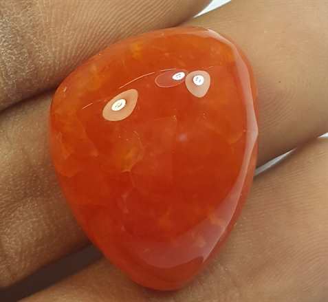 35.42 Carats Carnelian 22.67 x 18.76 x 11.79 mm