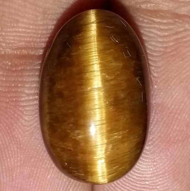 17.52 Carats Tiger Eye 16.95 x 11.57 x 11.63 mm