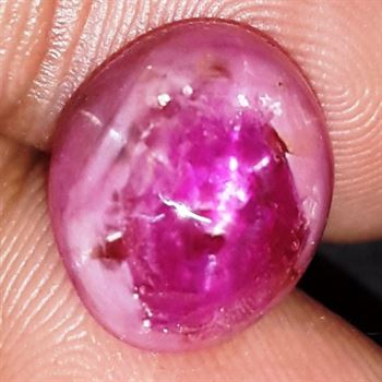 10.02 Cts Star Ruby Johnson Mine 12.39 x 11.18 x 6.92 mm