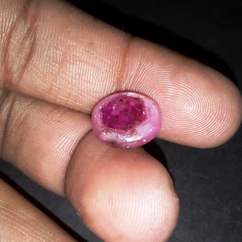 10.02 Cts Star Ruby Johnson Mine 12.39 x 11.18 x 6.92 mm