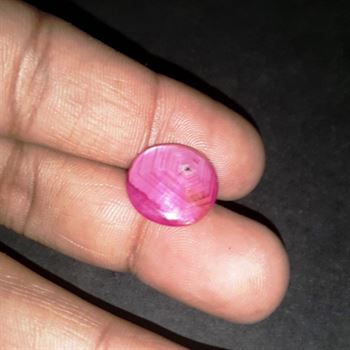 13.23 Cts Star Ruby Johnson Mine 15.14 x 13.82 x 5.75 mm
