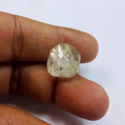 13.72 Carats Natural Herkimer Diamond 17.20 x 17.19 x 8.27 mm