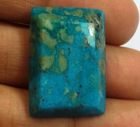31.58 Carats Irani Natural Turquoise 24.12 x 17.09 x 7.87 mm