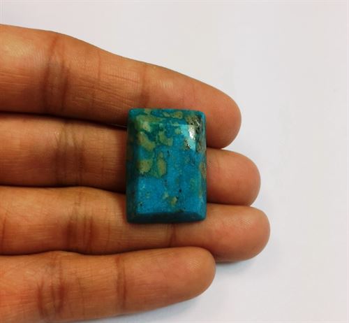 31.58 Carats Irani Natural Turquoise 24.12 x 17.09 x 7.87 mm