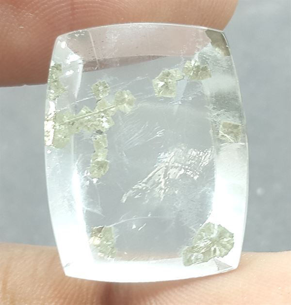 22.21 Carats Natural Muscovite 21.48 X 16.77 X 6.41 mm