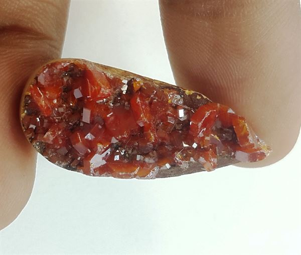 26.64 Carats Natural Vanadinite-Wulfenite 30.06 X 12.92 X 7.44 mm