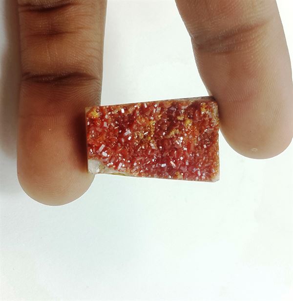 27.49 Carats Natural Vanadinite-Wulfenite 25.16 X 14.93 X 5.07 mm