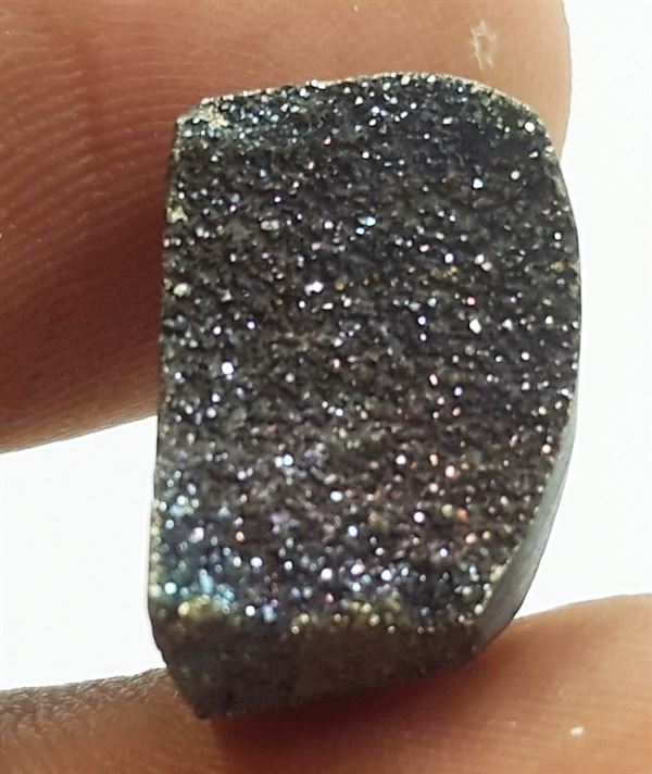 6.4 Carats Natural Spectro Pyrite Druzy 13.77 X 9.56 X 6.12 mm