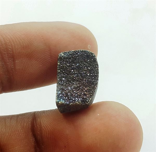 6.4 Carats Natural Spectro Pyrite Druzy 13.77 X 9.56 X 6.12 mm