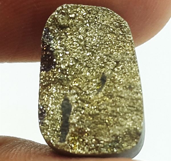 6.78 Carats Natural Spectro Pyrite Druzy 13.96 X 9.80 X 5.03 mm