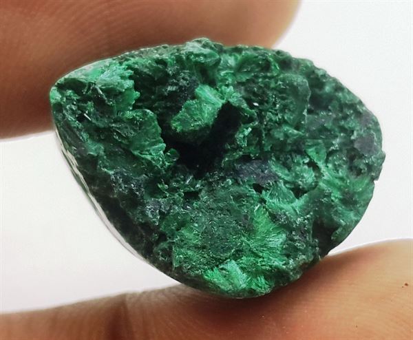 18.79 Carats Natural Atacamite 16.86 X 16.21 X 7.44 mm
