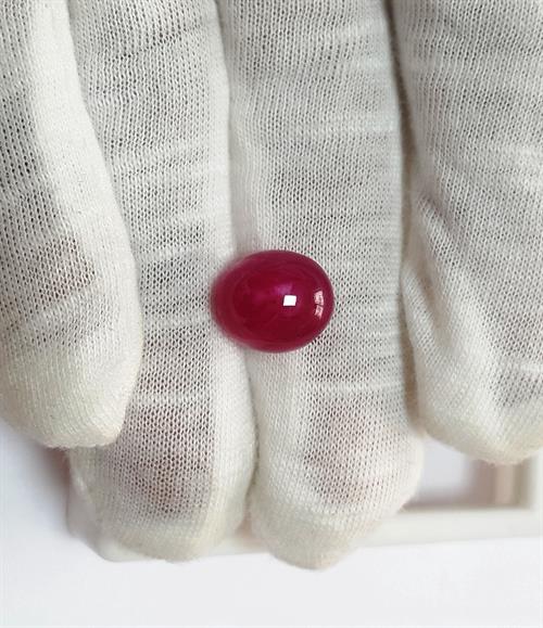 10.25 Carats Burmese Ruby 11.88 x 10.41 x 7.29 mm