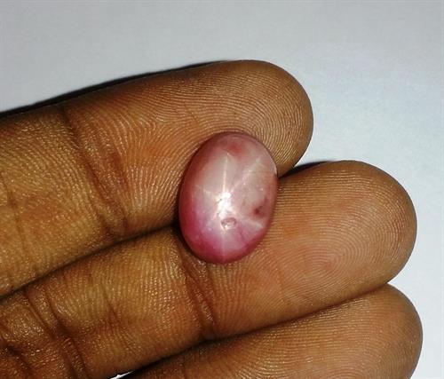 11.24 Carats Johnson Mines  Star Ruby 13.74 x 9.88 x 7.76 mm