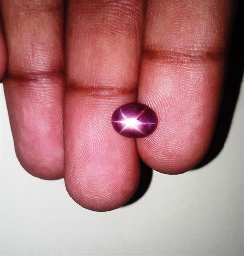 2.6 Carats Burmese Star Ruby 8.75x6.64x3.93 mm